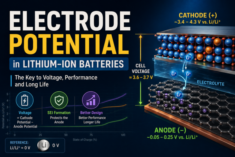Understanding Electrode Potential in Lithium-Ion Batteries