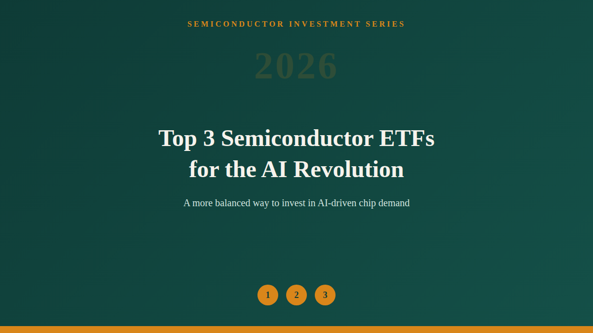 Top 3 Semiconductor ETFs to Buy for the AI Revolution (2026)