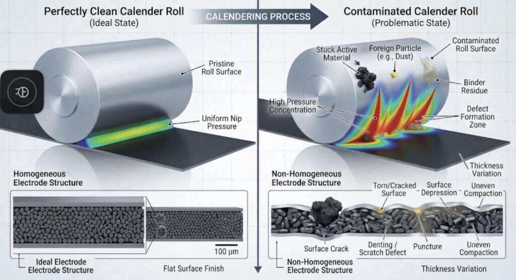 Roll contaimination