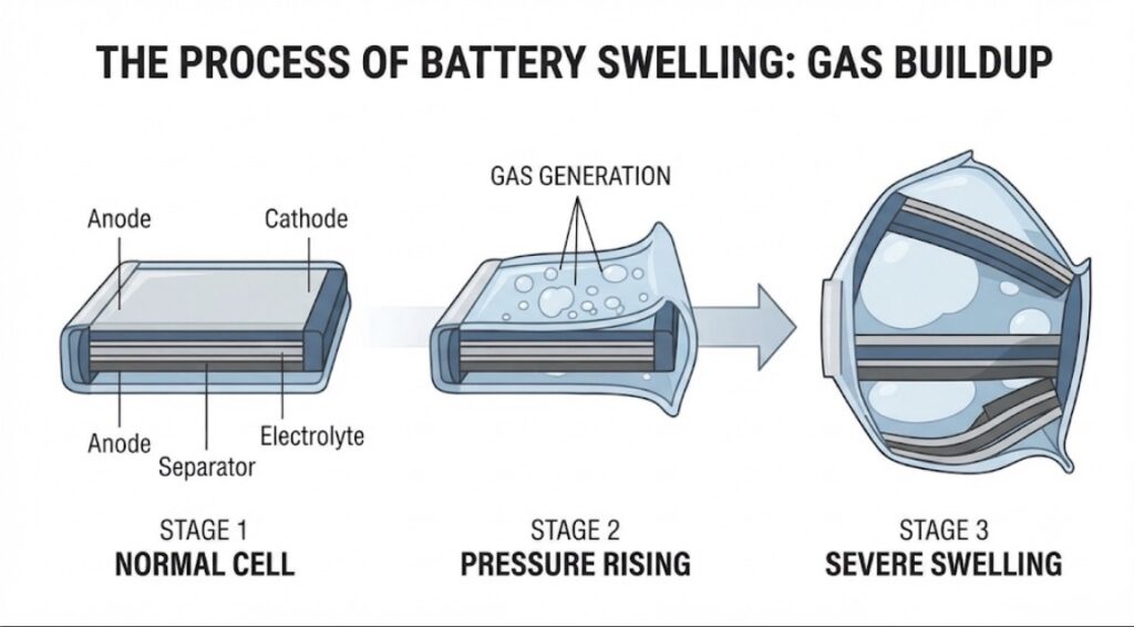 Gas buildup